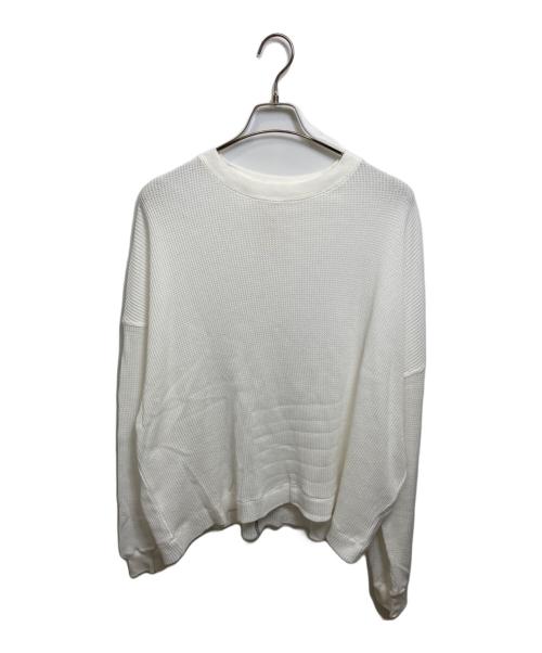 SHINYA KOZUKA（シンヤコズカ）SHINYA KOZUKA (シンヤコズカ) サーマルカットソー ホワイト サイズ:SMALLの古着・服飾アイテム
