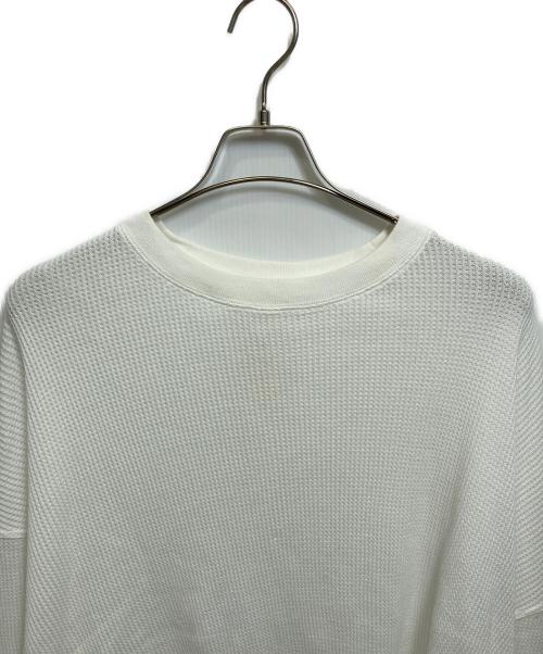 SHINYA KOZUKA（シンヤコズカ）SHINYA KOZUKA (シンヤコズカ) サーマルカットソー ホワイト サイズ:SMALLの古着・服飾アイテム
