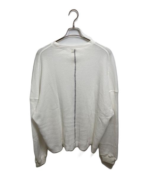 SHINYA KOZUKA（シンヤコズカ）SHINYA KOZUKA (シンヤコズカ) サーマルカットソー ホワイト サイズ:SMALLの古着・服飾アイテム