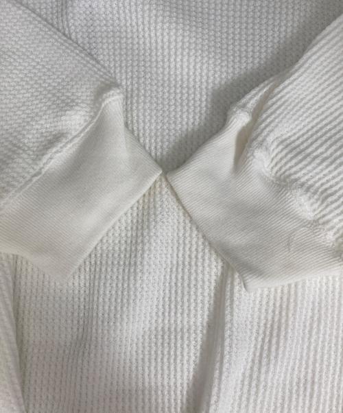 SHINYA KOZUKA（シンヤコズカ）SHINYA KOZUKA (シンヤコズカ) サーマルカットソー ホワイト サイズ:SMALLの古着・服飾アイテム
