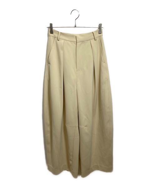 MAISON SPECIAL（メゾンスペシャル）MAISON SPECIAL (メゾンスペシャル) Pocket Belt Double Cross Pants イエロー サイズ:36の古着・服飾アイテム