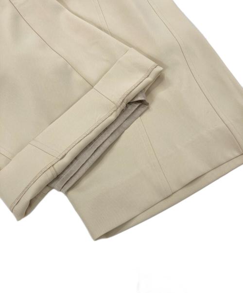MAISON SPECIAL（メゾンスペシャル）MAISON SPECIAL (メゾンスペシャル) Pocket Belt Double Cross Pants イエロー サイズ:36の古着・服飾アイテム