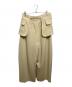 MAISON SPECIAL (メゾンスペシャル) Pocket Belt Double Cross Pants イエロー サイズ:36：8000円