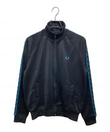 FRED PERRY（フレッドペリー）の古着「Contrast Tape Track Jacket」｜ブラック