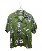 Schottショット）の古着「アロハシャツ」｜グリーン