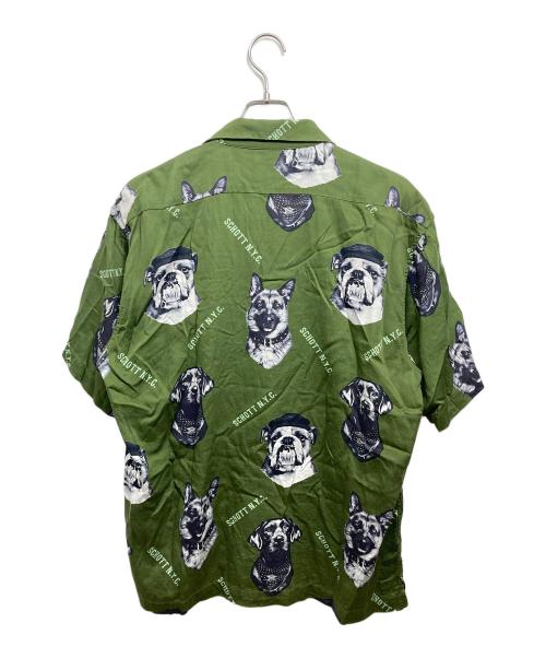 Schott（ショット）Schott (ショット) アロハシャツ グリーン サイズ:Lの古着・服飾アイテム