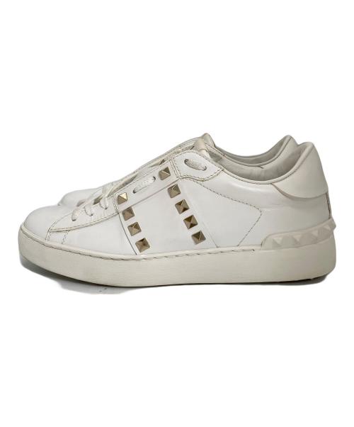 VALENTINO（ヴァレンティノ）VALENTINO (ヴァレンティノ) ロックスタッズスニーカー ホワイト サイズ:36の古着・服飾アイテム