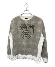 stussy（ステューシー）の古着「チェックスウェット」｜グレー