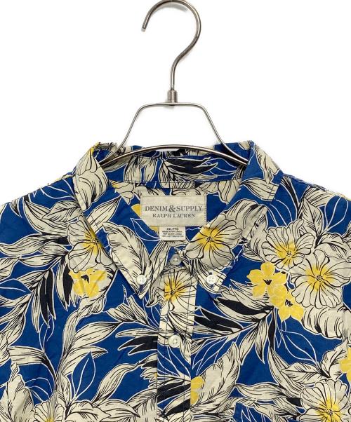 Denim & Supply Ralph Lauren（デニム＆サプライ ラルフローレン）Denim & Supply Ralph Lauren (デニム＆サプライ ラルフローレン) 総柄シャツ ブルー サイズ:XXLの古着・服飾アイテム
