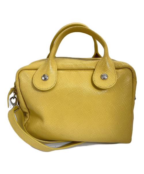 LONGCHAMP（ロンシャン）LONGCHAMP (ロンシャン) ハンドバッグ イエローの古着・服飾アイテム