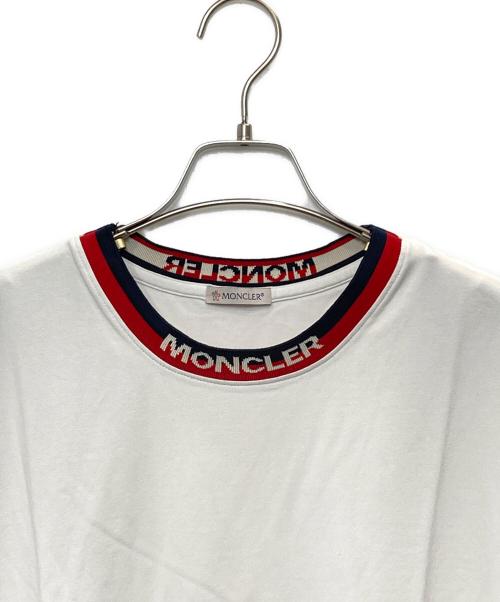 MONCLER（モンクレール）MONCLER (モンクレール) 半袖Tシャツ　MAGLIA T-SHIRT ホワイト サイズ:XLの古着・服飾アイテム