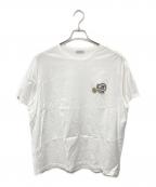 MONCLERモンクレール）の古着「ワッペンTシャツ　MAGLIA T-SHIRT」｜ホワイト