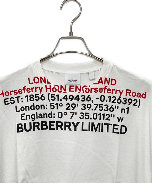 BURBERRY（バーバリー）BURBERRY (バーバリー) クルーネックTシャツ　Jensen ホワイト サイズ:Sの古着・服飾アイテム