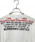 BURBERRY (バーバリー) クルーネックTシャツ　Jensen ホワイト サイズ:S：23000円