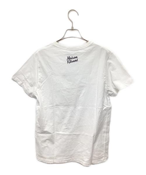 maison kitsune（メゾンキツネ）maison kitsune (メゾンキツネ) プリントTシャツ ホワイト サイズ:Lの古着・服飾アイテム