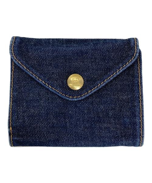 RRL（ダブルアールエル）RRL (ダブルアールエル) デニム3つ折り財布 インディゴの古着・服飾アイテム