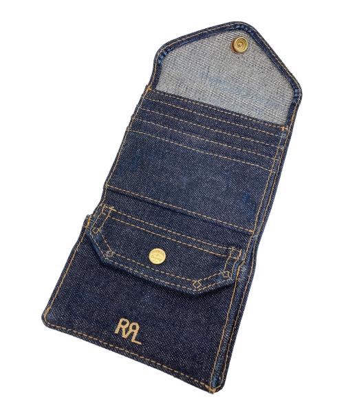 RRL（ダブルアールエル）RRL (ダブルアールエル) デニム3つ折り財布 インディゴの古着・服飾アイテム
