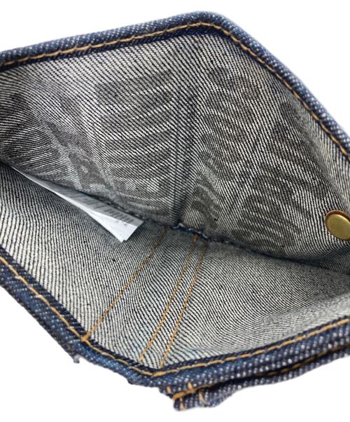 RRL（ダブルアールエル）RRL (ダブルアールエル) デニム3つ折り財布 インディゴの古着・服飾アイテム