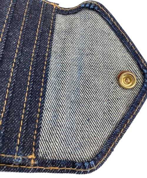RRL（ダブルアールエル）RRL (ダブルアールエル) デニム3つ折り財布 インディゴの古着・服飾アイテム