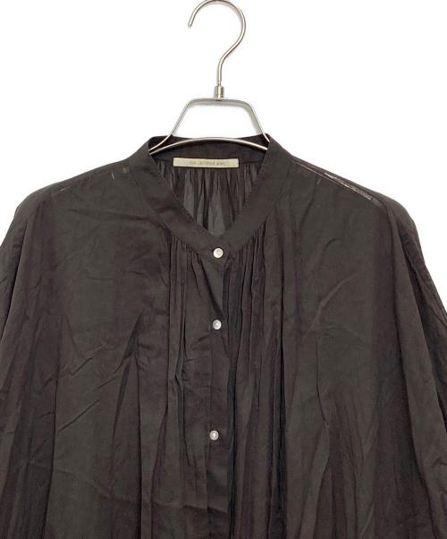 ne quittez pas（ヌキテパ）ne quittez pas (ヌキテパ) COTTON VOIL PLAIN SHIRTS DRESS ブラウン サイズ:表記なしの古着・服飾アイテム