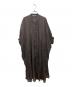 ne quittez pas（ヌキテパ）の古着「COTTON VOIL PLAIN SHIRTS DRESS」｜ブラウン