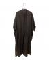 中古・古着 ne quittez pas (ヌキテパ) COTTON VOIL PLAIN SHIRTS DRESS ブラウン サイズ:表記なし：5000円