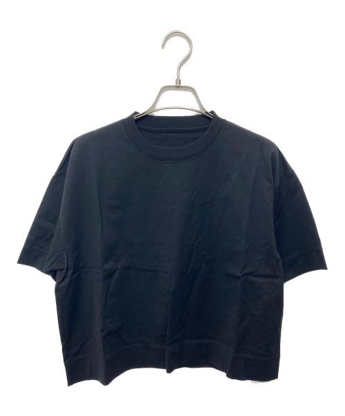 ANAYI（アナイ）ANAYI (アナイ) コットン天竺半袖オーバー ブラック サイズ:36 未使用品の古着・服飾アイテム