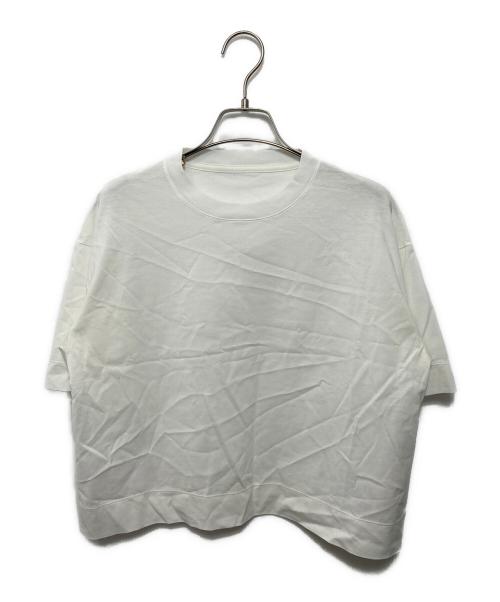 ANAYI（アナイ）ANAYI (アナイ) コットン天竺半袖オーバー ホワイト サイズ:36の古着・服飾アイテム