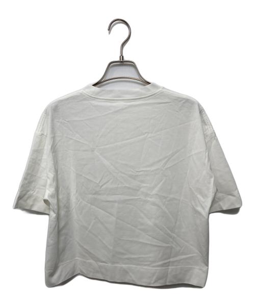 ANAYI（アナイ）ANAYI (アナイ) コットン天竺半袖オーバー ホワイト サイズ:36の古着・服飾アイテム