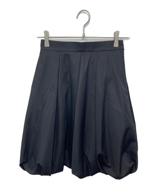 ANAYI（アナイ）ANAYI (アナイ) グログランタックバルーン スカート ブラック サイズ:34 未使用品の古着・服飾アイテム