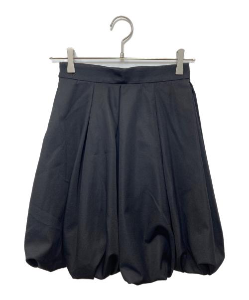 ANAYI（アナイ）ANAYI (アナイ) グログランタックバルーン スカート ブラック サイズ:34 未使用品の古着・服飾アイテム
