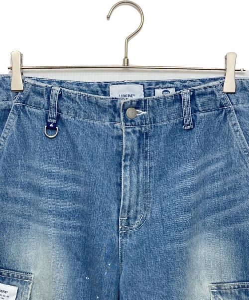 LIBERE（リベーレ）libere (リベーレ) カーゴデニムパンツ インディゴ サイズ:Ｍの古着・服飾アイテム