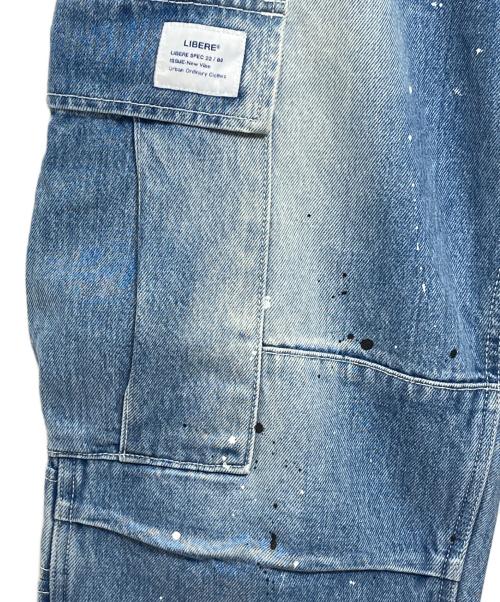 LIBERE（リベーレ）libere (リベーレ) カーゴデニムパンツ インディゴ サイズ:Ｍの古着・服飾アイテム