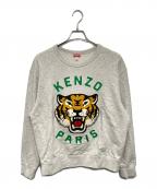 KENZOケンゾー）の古着「Lucky Tiger スウェット」｜グレー