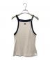 courreges（クレージュ）の古着「COURREGES BUCKLECONTRAS T TANK TOP」｜ベージュ