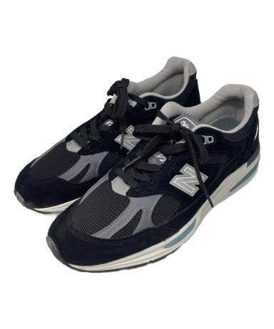 ニューバランスU991BK2 26.5センチ　美中古品 中古・古着通販】NEW BALANCE (ニューバランス) U991BK2 ブラック