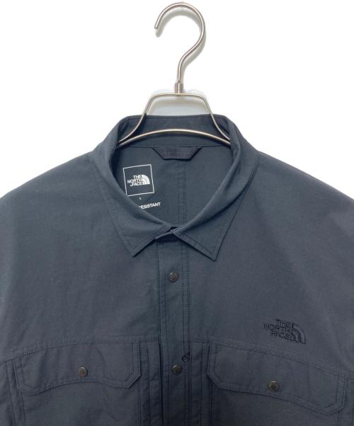 THE NORTH FACE（ザ ノース フェイス）THE NORTH FACE (ザ ノース フェイス) ファイヤーフライキャノピーシャツ ブラック サイズ:Lの古着・服飾アイテム