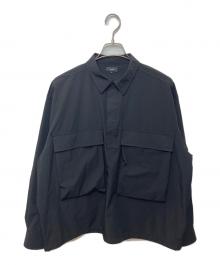 BEAMS（ビームス）の古着「アクション プルオーバーシャツ」｜ブラック