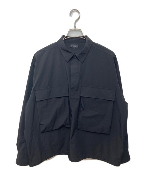 BEAMS（ビームス）BEAMS (ビームス) アクション プルオーバーシャツ ブラック サイズ:Mの古着・服飾アイテム