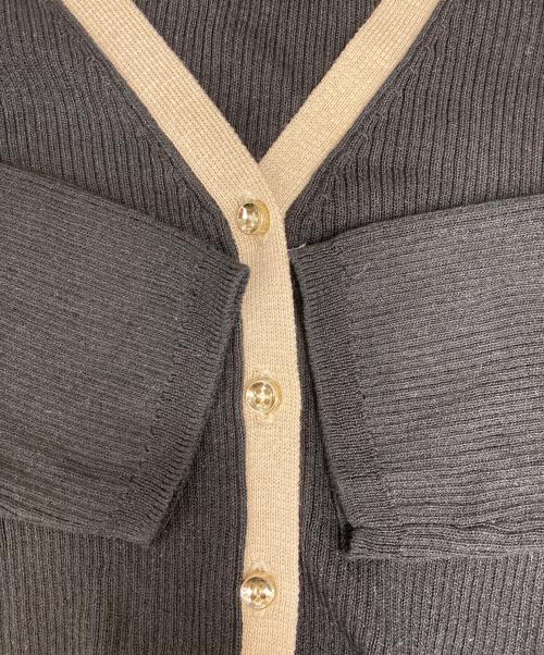 JUSGLITTY（ジャスグリッティー）JUSGLITTY (ジャスグリッティー) アンサンブルカーディガン ブラック サイズ:2の古着・服飾アイテム