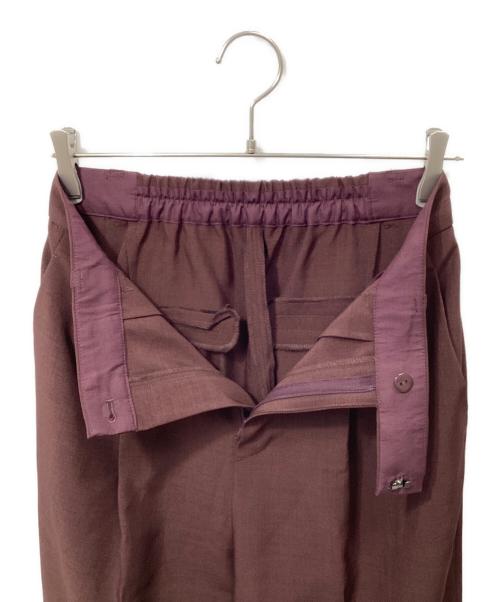 JUSGLITTY（ジャスグリッティー）JUSGLITTY (ジャスグリッティー) ベルト付パンツ レッド サイズ:2の古着・服飾アイテム