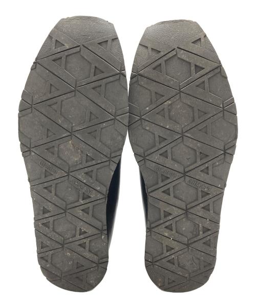 GIORGIO ARMANI（ジョルジオアルマーニ）GIORGIO ARMANI (ジョルジオアルマーニ) レザーハイカットスニーカー ブラック サイズ:表記なしの古着・服飾アイテム