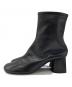 BALENCIAGA (バレンシアガ) ラウンドトゥ レザーショートブーツ ブラック サイズ:37：27000円