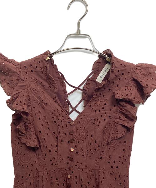 COCODEAL（ココディール）COCODEAL (ココディール) ノースリーブワンピース ブラウン サイズ:1の古着・服飾アイテム