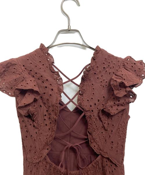 COCODEAL（ココディール）COCODEAL (ココディール) ノースリーブワンピース ブラウン サイズ:1の古着・服飾アイテム