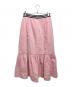 BORDERS at BALCONY (ボーダーズアットバルコニー) RESORT TIERED SKIRT ピンク サイズ:36：5000円