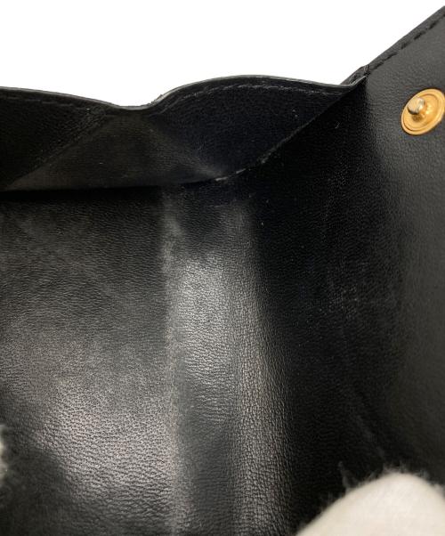 Saint Laurent Paris（サンローランパリ）Saint Laurent Paris (サンローランパリ) 3つ折り財布 オリガミタイニーウォレット ブラックの古着・服飾アイテム