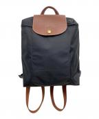 LONGCHAMPロンシャン）の古着「Backpack M」｜ブラック