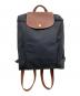 LONGCHAMP（ロンシャン）の古着「Backpack M」｜ブラック