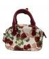 Maison de FLEUR (メゾンドフルール) いちごゴブラン2Wayボストンバッグ アイボリー×レッド：8000円